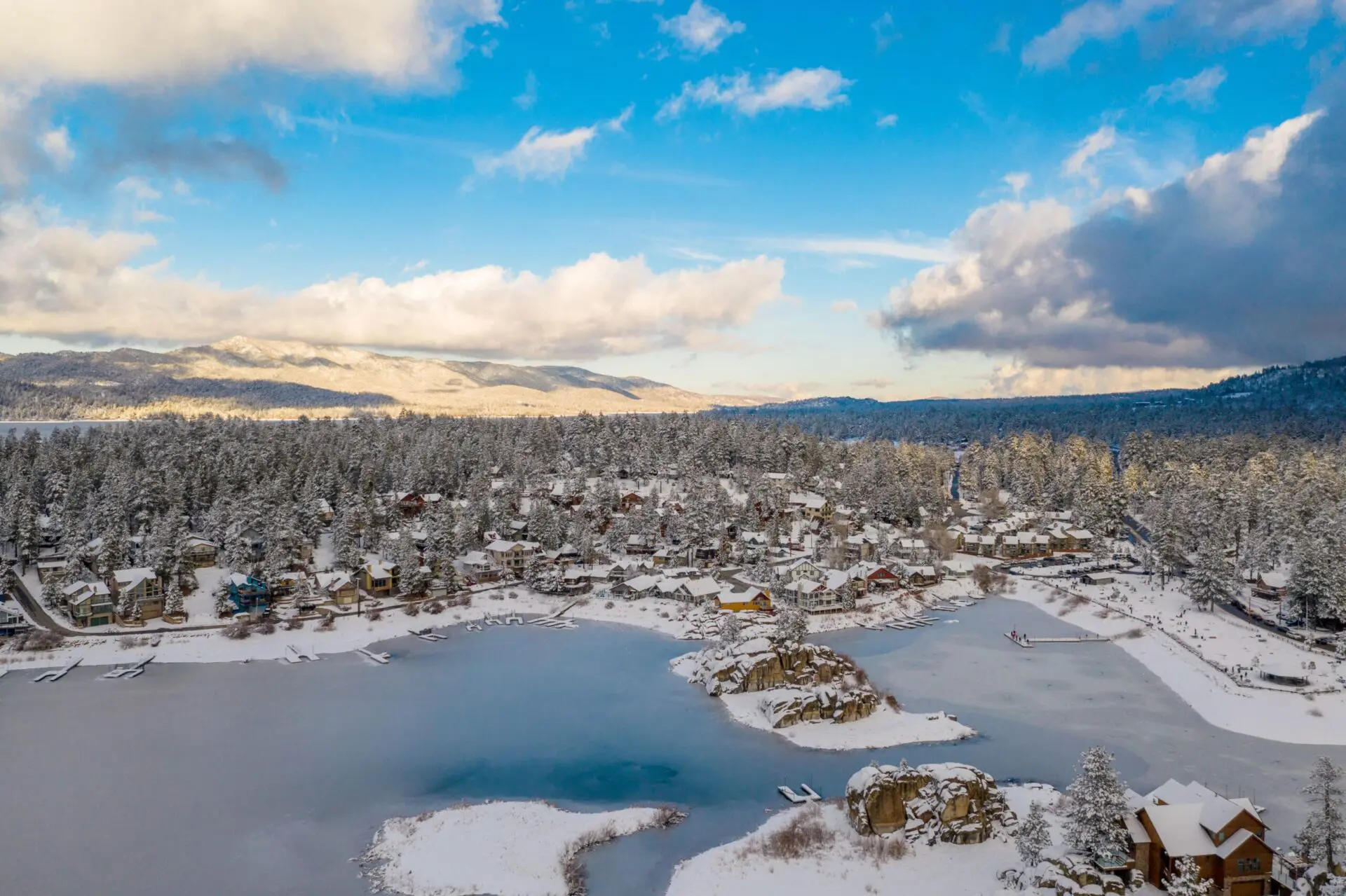 big bear lakes winter hiking trails