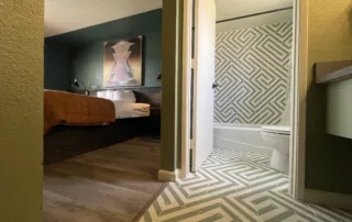 King Bedroom with Ensuite Bathroom & Sink - Big Bear