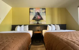 Two Queen Beds in Big Bear Resort Room