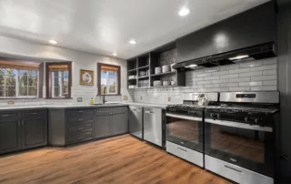 Kitchen space for guests in Big Bear Lake Hotel